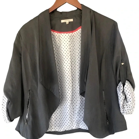hawthorn Jackets & Blazers - Hawthorn gray open blazers